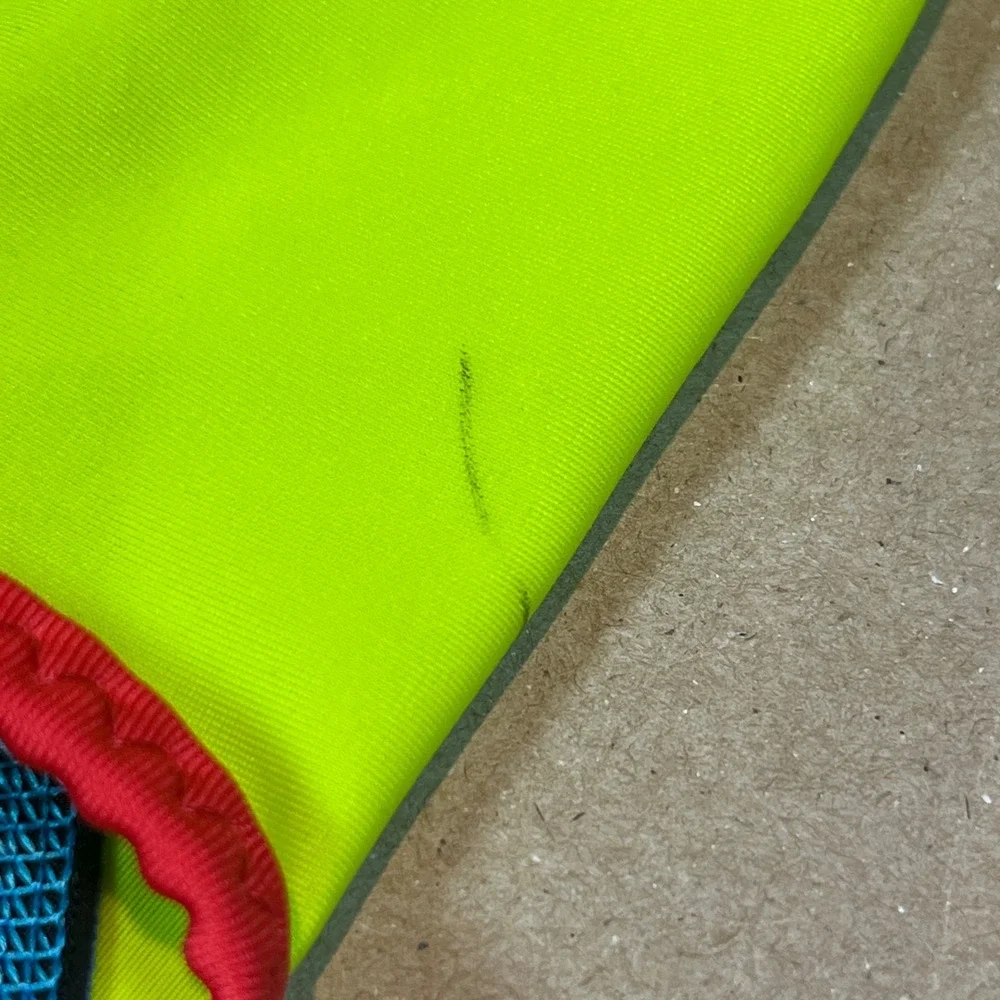 Speedo Kids Blue Neon Yellow Shark Thermal Wetsuit Swimsuit UV50 Size 6-6X